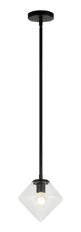 Novo One Light Chandelier in Black (423|C81751BKCL)