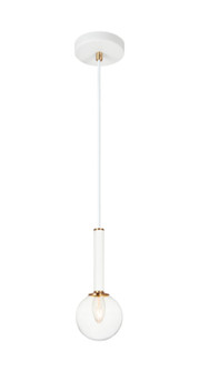 Stellar One Light Pendant in Aged Gold Brass (423|C75301AGCL)
