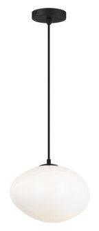 Melotte One Light Chandelier in Black (423|C63611BKOP)