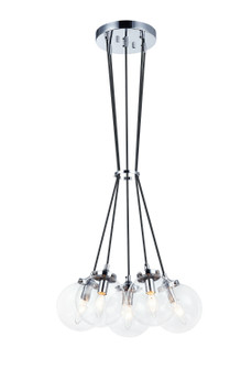 The Bougie Five Light Pendant in Chrome (423|C63005CHCL)