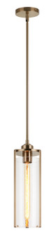 Bayou One Light Pendant in Aged Gold Brass (423|C62201AG)