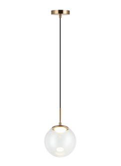 Boble LED Pendant in Aged Gold Brass (423|C61311AGCL)
