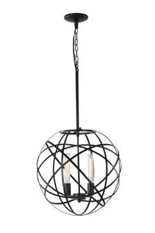 Atom Two Light Pendant in Black (423|C57802BK)