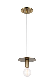 Kasa One Light Pendant in Aged Gold Brass (423|C54911AG)