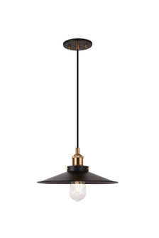 Bulstrode'S Workshop One Light Pendant in Aged Gold Brass (423|C46112AGBK)