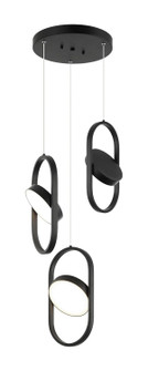 Kennedy LED Pendant in Black (423|C32303BK)