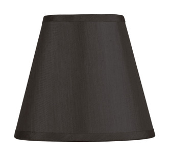 Fabric Candelabra Shades Shade in Black Hardback Clip Shade (107|S315)