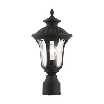 Oxford One Light Outdoor Post Top Lantern in Textured Black (107|785514)