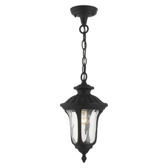 Oxford One Light Outdoor Pendant in Textured Black (107|784914)