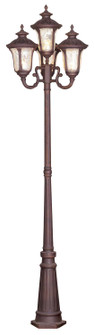 Oxford Four Light Outdoor Post Mount in Hand Applied Imperial Bronze (107|766958)