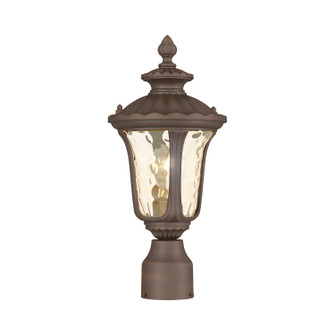 Oxford One Light Outdoor Post-Top Lanterm in Hand Applied Imperial Bronze (107|766758)