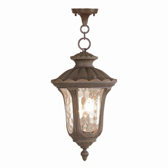 Oxford Three Light Outdoor Pendant in Hand Applied Imperial Bronze (107|765858)