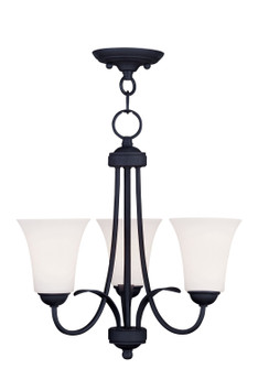 Ridgedale Three Light Mini Chandelier/Ceiling Mount in Black (107|647304)