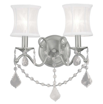 Newcastle Two Light Wall Sconce in Brushed Nickel (107|630291)