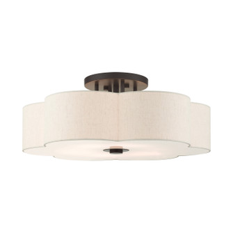 Solstice Six Light Semi Flush Mount in English Bronze (107|5806992)