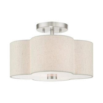 Solstice Two Light Semi Flush Mount in Brushed Nickel (107|5806291)