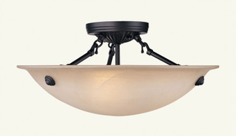 Oasis Three Light Ceiling Mount in Bronze (107|562507)
