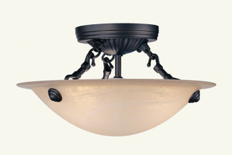 Oasis Three Light Ceiling Mount in Bronze (107|562407)