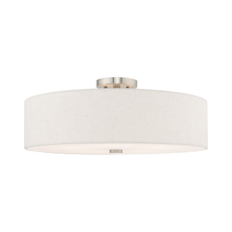 Meridian Five Light Ceiling Mount in Brushed Nickel (107|5214191)