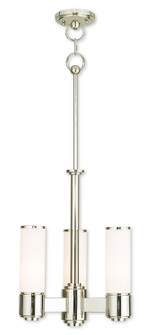 Weston Three Light Mini Chandelier in Polished Nickel (107|5210335)