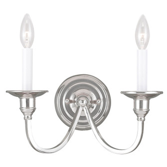 Cranford Two Light Wall Sconce in Polished Nickel (107|514235)
