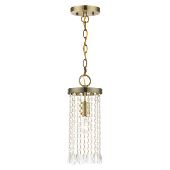 Elizabeth One Light Mini Pendant in Antique Brass (107|5106201)