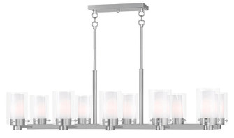 Manhattan Ten Light Chandelier in Brushed Nickel (107|5067991)