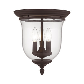 Legacy Three Light Ceiling Mount in Bronze (107|502107)