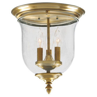 Legacy Three Light Ceiling Mount in Antique Brass (107|502101)