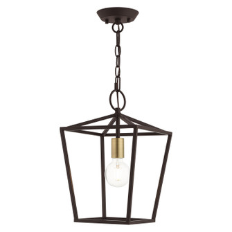Devone One Light Convertible Semi Flush/Lantern in Bronze (107|4943207)
