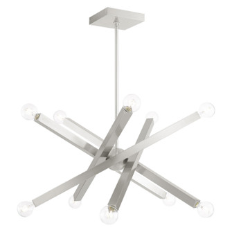 Solna Ten Light Chandelier in Brushed Nickel (107|4922791)