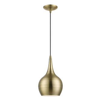 Andes One Light Mini Pendant in Antique Brass (107|4901601)