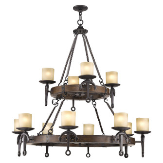 Cape May 12 Light Chandelier in Hand Applied Olde Bronze (107|486967)