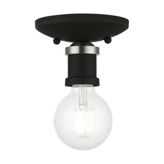 Lansdale One Light Flush Mount in Black w/Brushed Nickel (107|4716004)