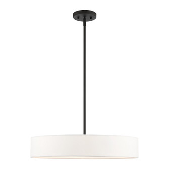 Venlo Four Light Pendant in Black w/ Brushed Nickels (107|4692404)