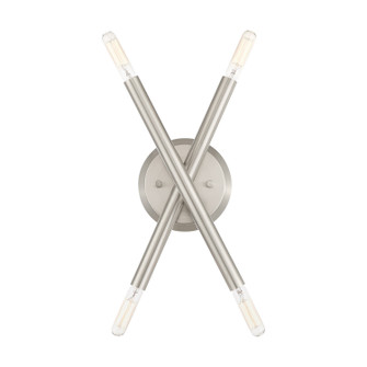 Soho Four Light Wall Sconce in Brushed Nickel (107|4677291)