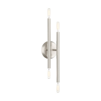 Soho Four Light Wall Sconce in Brushed Nickel (107|4677191)