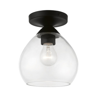 Catania One Light Semi-Flush Mount in Black (107|4650004)