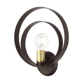 Modesto One Light Wall Sconce in Bronze w/ Satin Brasss (107|4642207)