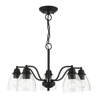 Montgomery Five Light Chandelier in Black (107|4633504)