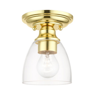 Montgomery One Light Semi-Flush Mount in Polished Brass (107|4633102)