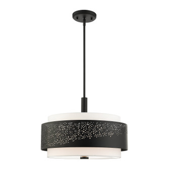 Noria Four Light Chandelier in Black (107|4625404)