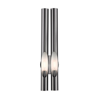 Acra Two Light Wall Sconce in Black Chrome (107|4591246)