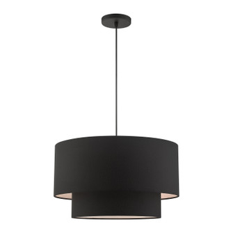 Bainbridge Three Light Pendant in Black (107|4566804)