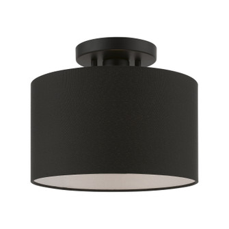 Bainbridge One Light Semi-Flush Mount in Black (107|4566204)