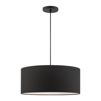 Bainbridge Three Light Pendant in Black (107|4566004)