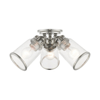 Lawrenceville Three Light Flush Mount in Brushed Nickel (107|4550391)