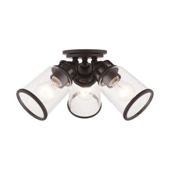 Lawrenceville Three Light Flush Mount in Bronze (107|4550307)