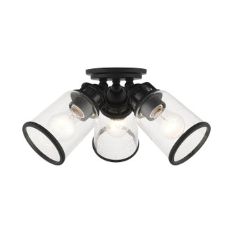 Lawrenceville Three Light Flush Mount in Black (107|4550304)