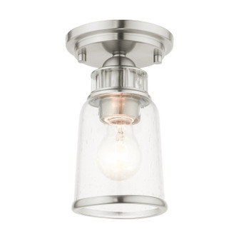 Lawrenceville One Light Flush Mount in Brushed Nickel (107|4550191)